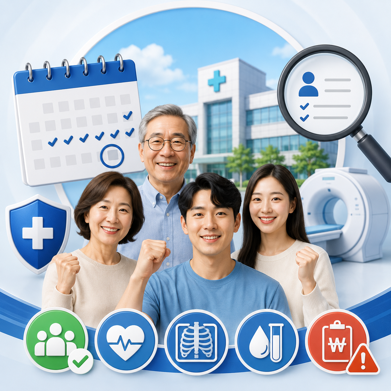 2026 건강검진 짝수년생 대상 총정리, 대상자 조회부터 연령별 항목·과태료까지
