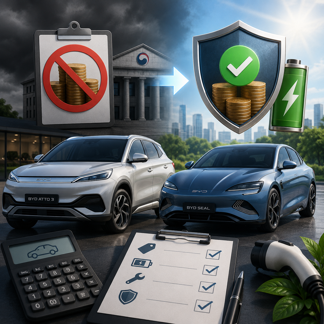BYD 전기차 보조금 7월 1일부터 0원 확정, 아토3·씰 실구매가와 구매 전 체크포인트