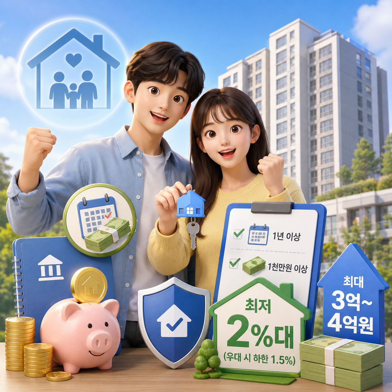 청년주택드림대출 조건·금리 총정리, 통장 1년·1천만원 채우면 최저 2%대